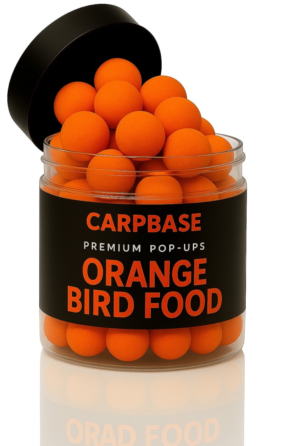 mangeoire Ă oiseaux orange pop-up