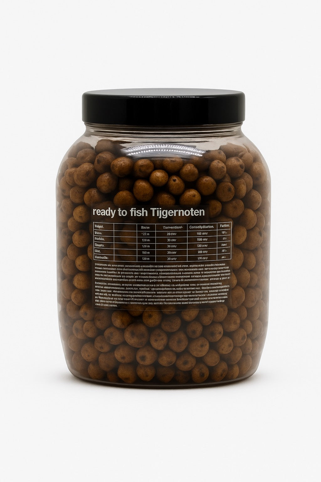 Particules XXL de noix tigrées préparées